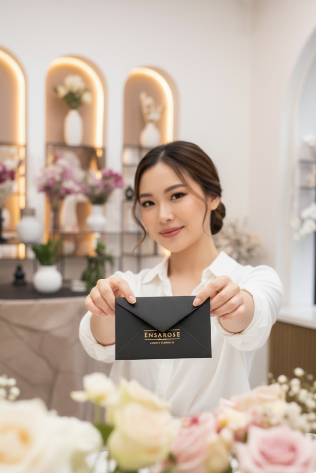 Luxury Rosen Stufig Edel Verpackt