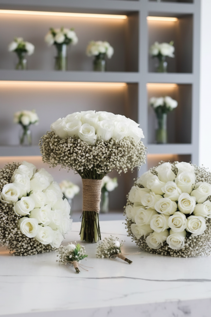 Brautstrauß Kunst und getrocknet