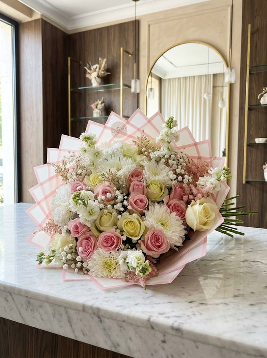 Blumensträuße, Kunstrosen, Rosen, Hochzeit, Standesamt, Verlobung – Ensarose