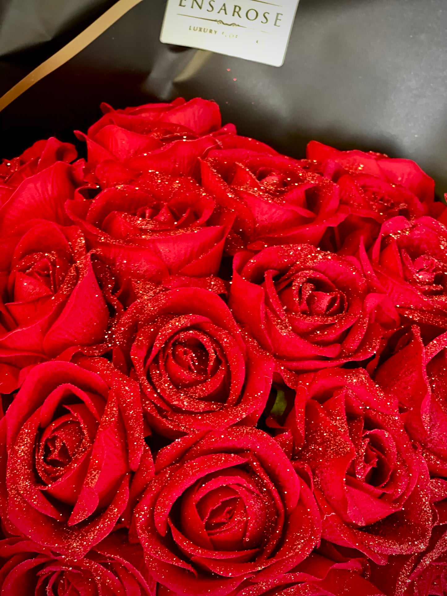 50 Künstliche Samt Rosen Rot