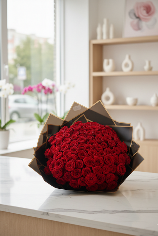 Luxury 99-101 Rosen Edel verpackt