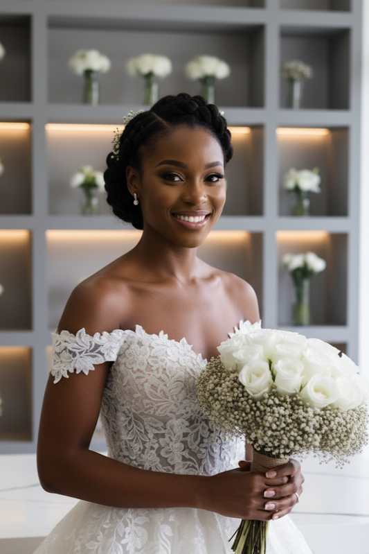 Brautstrauß Kunst und getrocknet