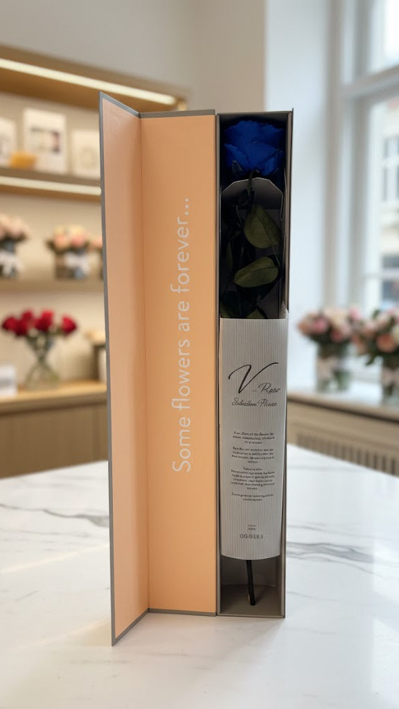 Eine Einzelne Infinity Rose mit Stiel