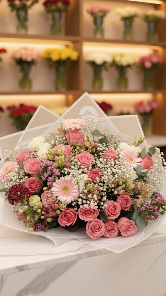 Bunter Ramadan Strauß