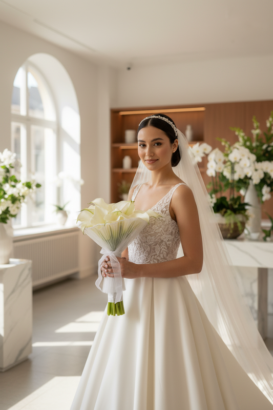 Brautstrauß Luxury White