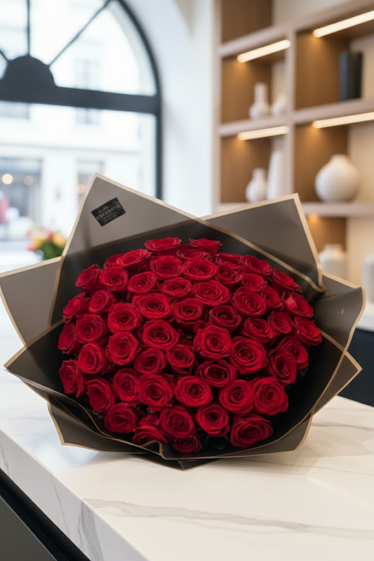 50 - 70 edle Luxeriöse Red Naomi Rosen