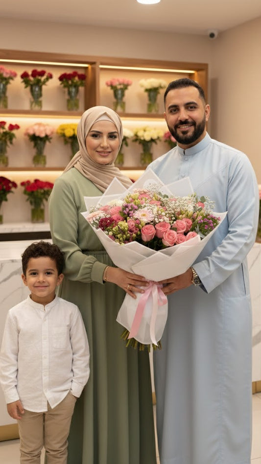 Bunter Ramadan Strauß