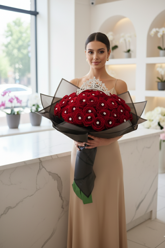 70 Sütck Luxury Red Diamond