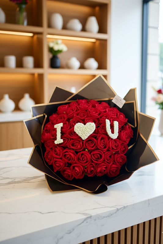 50 Samt Rosen (I Love You)